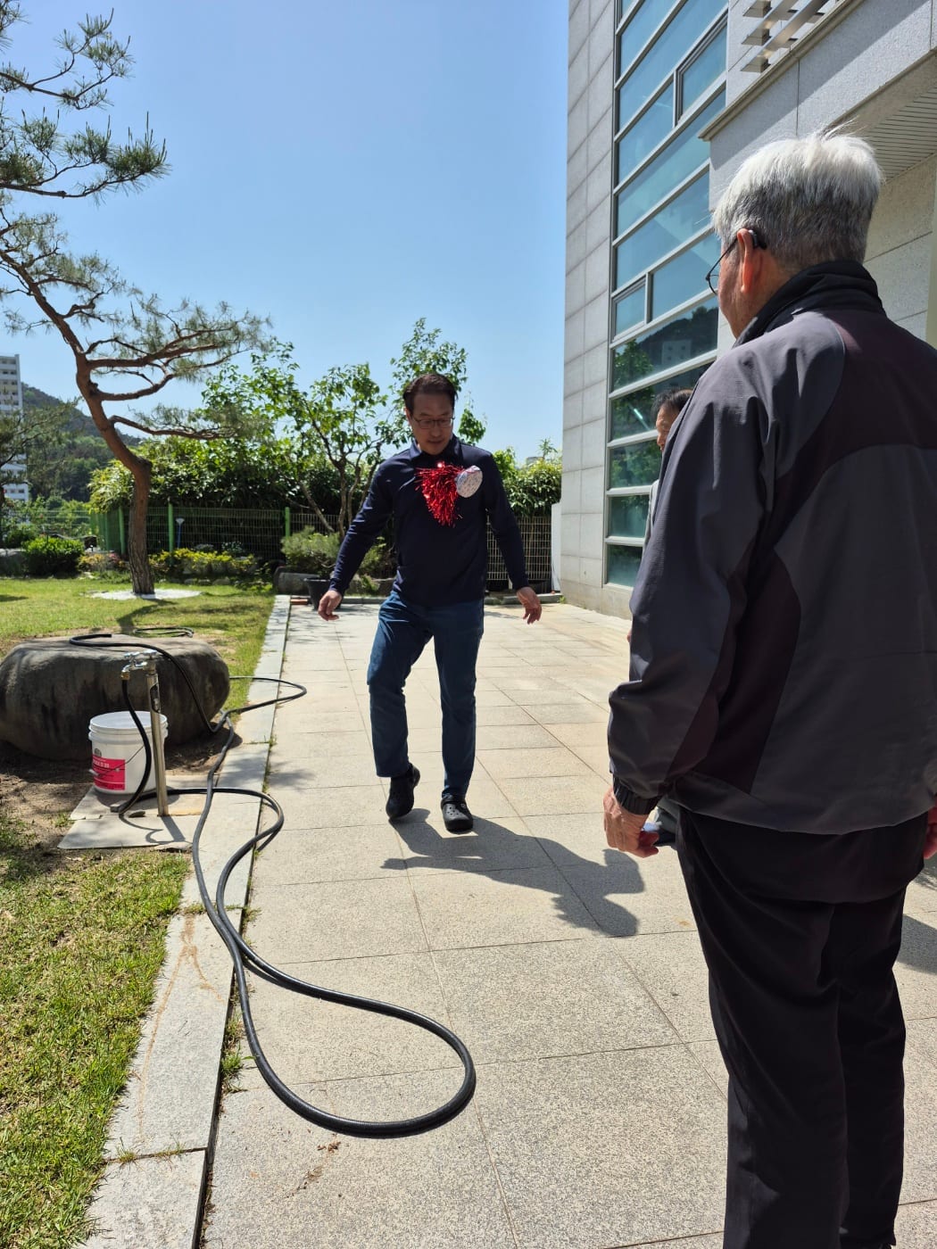 교회 행사 — 감사의 꽃다발